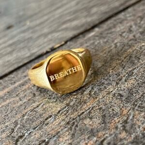 NEW Breathe Signet Ring